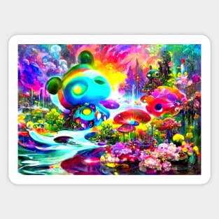 Color Globs | Rainbow Gummy Garden Sticker